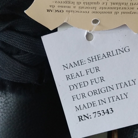 OSCAR SPORT HAND MADE ITALIAN LEATHER FUR LINED ANKLE BOOTS SIZE 6.5 NWT - Picture 14 of 14